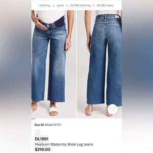 DL1961 Maternity Wide Leg